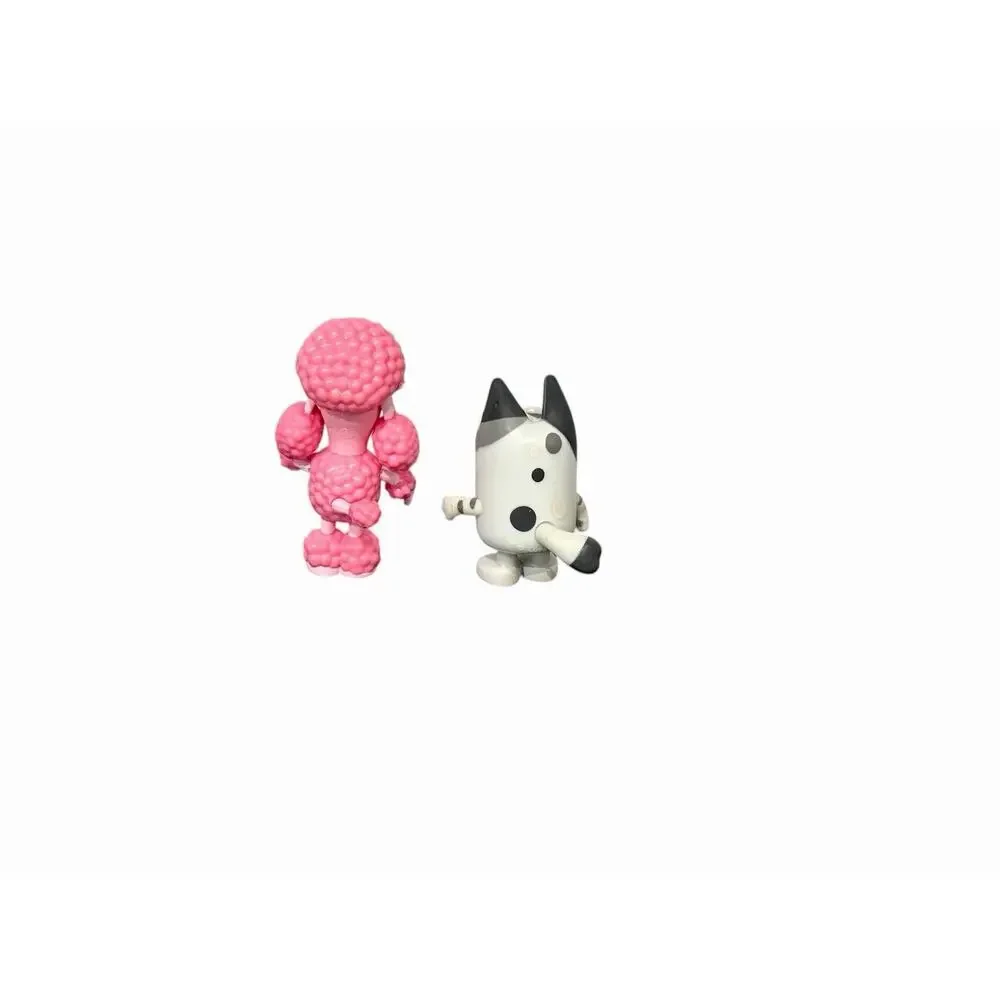 Disney Jr. Bluey’s Friends Pink Poodle Coco & Puppy Socks Toy Action Figures